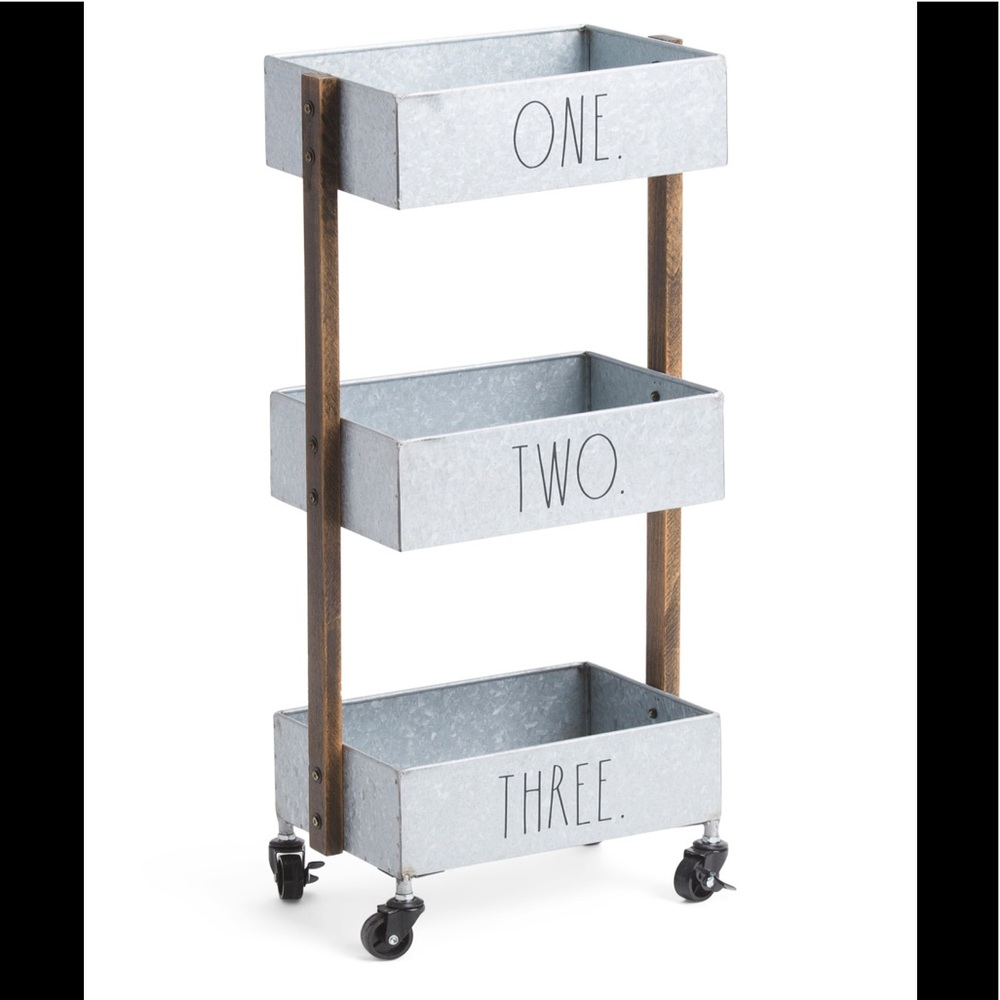 Rae Dunn Metal cart